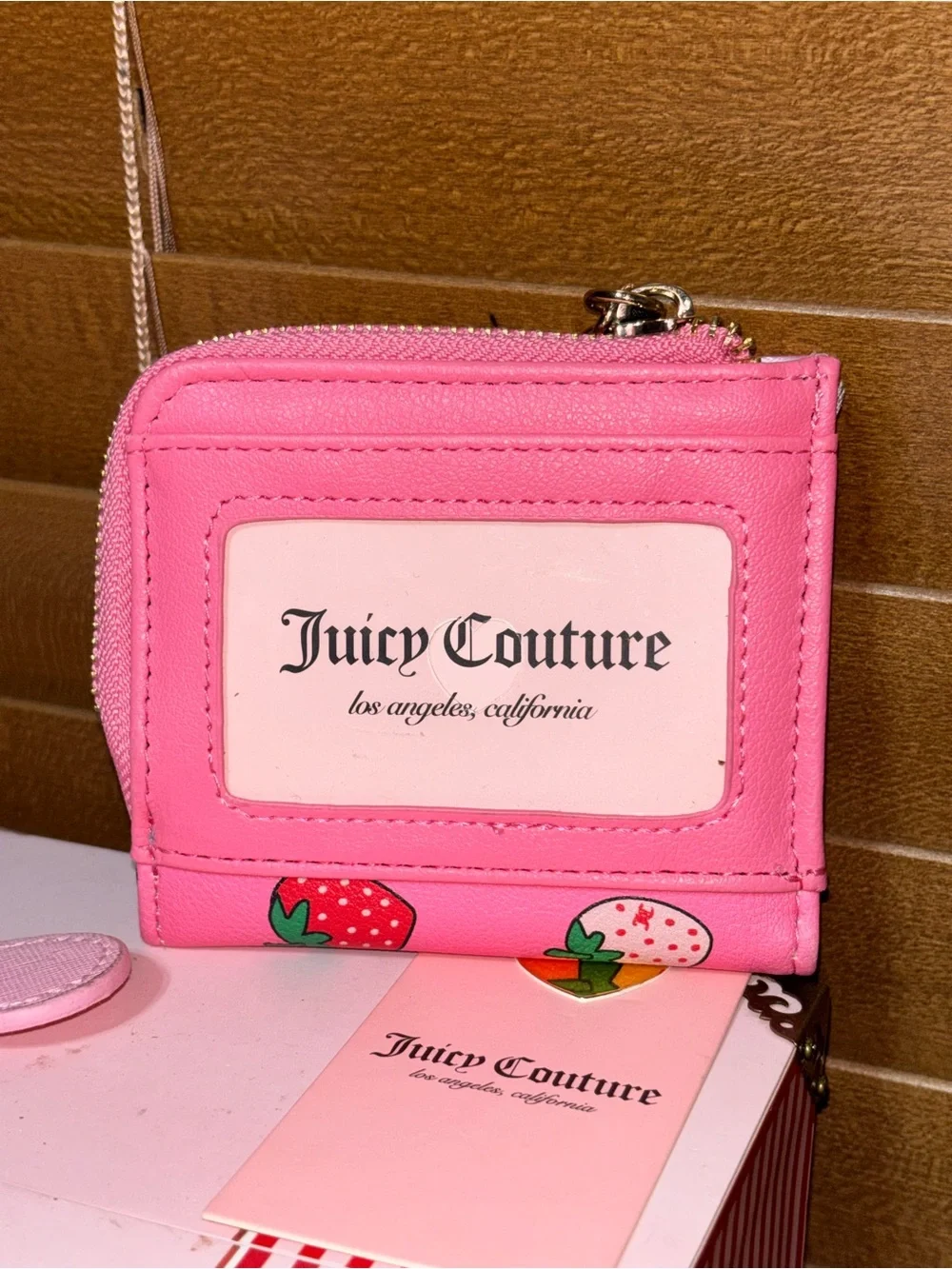 Juicy Couture Strawberry Card Case
